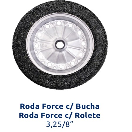 RODA FORCE C/ BUCHA MACIÇO 