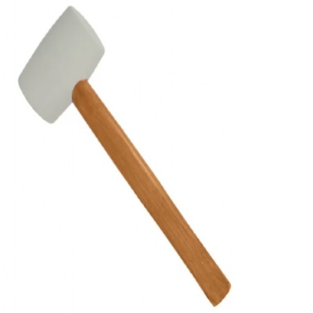 MARRETA DE BORRACHA BRANCA