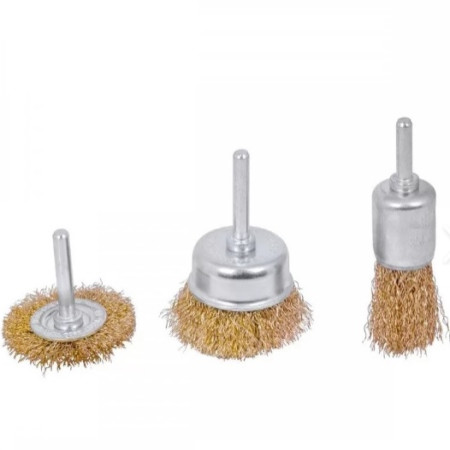JOGO DE ESCOVA DE ACO COM HASTE MB TOOLS